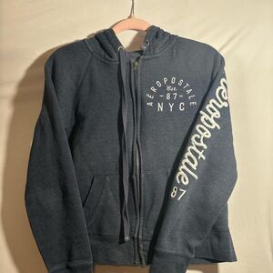 Aeropostale Dark Blue Zip-Up Jacket